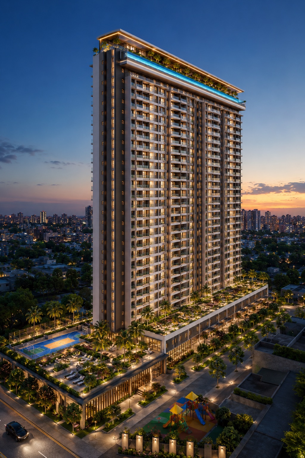Material visual da campanha Town Residences by Lindenberg